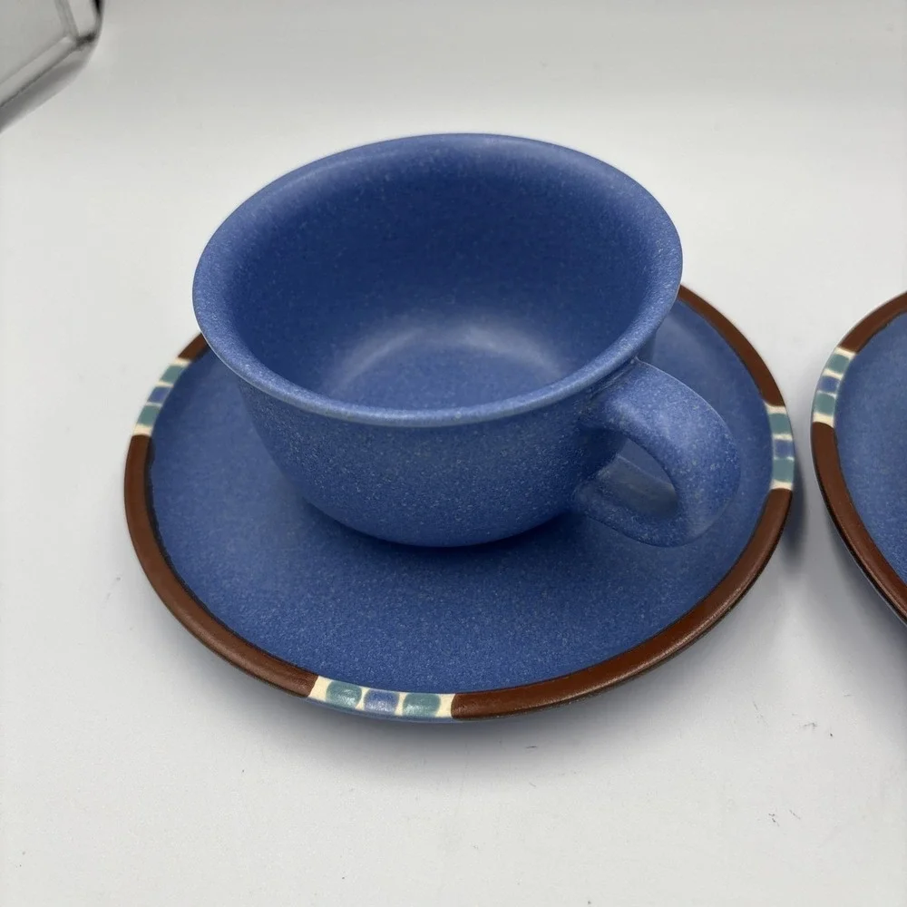 Mesa Sky Blue Cup and Saucer Sets 2 Pieces‎ Set Japan